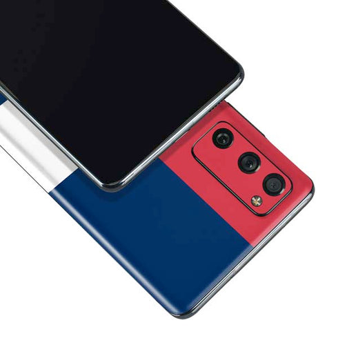 American Flag Color Block Galaxy S20 Fan Edition Skin